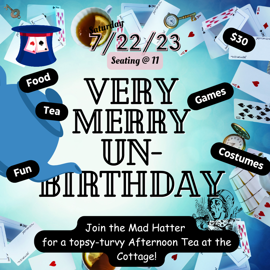 Alice In Wonderland Unbirthday Birthday Tea Party Invitation Card